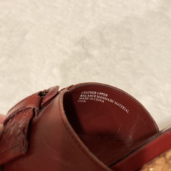 Coldwater Creek red wedges, Sz 7.5M - Picture 6 of 6